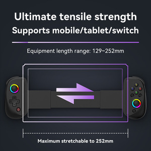 Neuer D8 Wireless BT Retract able Gamepad Joystick Control Game Controller für Android IOS-Gerät P3 P4 Switch PC