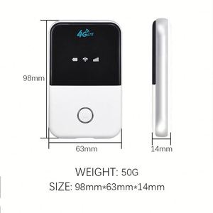 เราเตอร์ WiFi ขนาดเล็ก4G 4G LTE, โมเด็มพกพาแบบพกพาไร้สาย Wi-Fi ฮอตสปอต Wi-Fi สำหรับมือถือเราเตอร์ Wi-Fi พร้อมช่องใส่ซิมการ์ด
