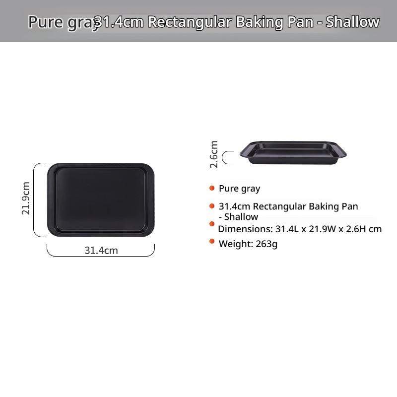 Plat de cuisson rectangulaire 31 cm - léger