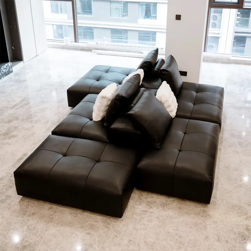 Design italiano mobili da soggiorno nuovo angolo a forma di l villa componibile divano divano divano componibile divano divano lungo