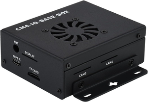 AismartlinkミニコンピュータベースのミニIOボードLite Verメタルケース冷却ファン付き (Raspberry Pi Computeモジュール4は含まれていません) - Product Image 2