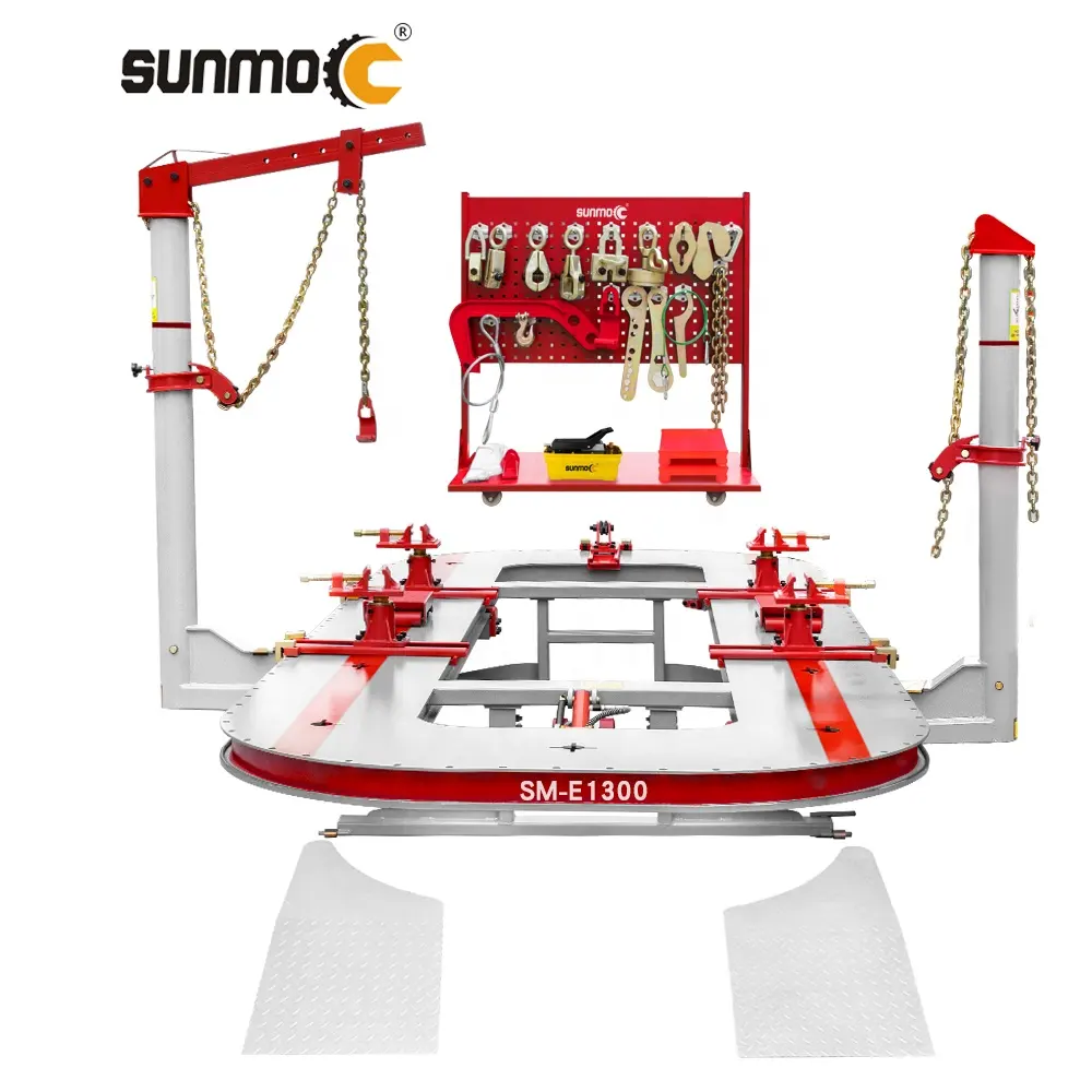 Sistema de tracción de carrocería de coche Sunmo/enderezador de chasis de carrocería/máquina de reparación de sistema de suelo a la venta