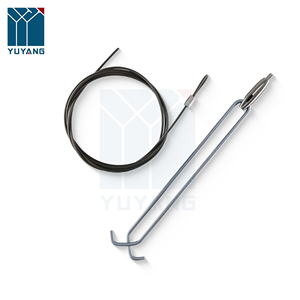 Paquet de 3 câbles d'avion réglables de 10 pieds avec crochets suspendus Systèmes de suspension à clip pour câble métallique pour l'éclairage - Product Image 1