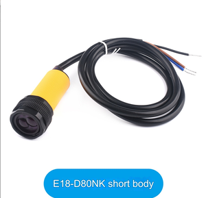 E18-D50NK/D80NK dağınık yansıma kızılötesi engel kaçınma sensörü fotoelektrik anahtarı DC NPN yakınlık anahtarı - Product Image 2