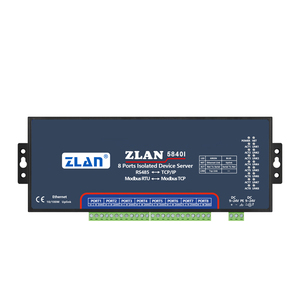 8 mehrere ports RS485 zu Ethernet TCP/IP Modbus industrielle Isolation serieller Konverter ZLAN5840I