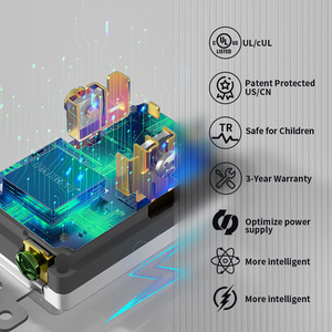 FTR15-3100 ul được liệt kê Mỹ tiêu chuẩn 15 amp điện Duplex Outlet với 3.1A USB đầu ra màu đen kép loại một cổng - Product Image 4