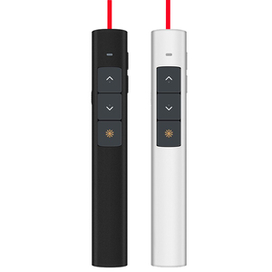 Presentatore di riflettori wireless con puntatore a luce laser rossa presentazione puntatore laser per presentatore wireless insegnante PPT remoto - Product Image 1