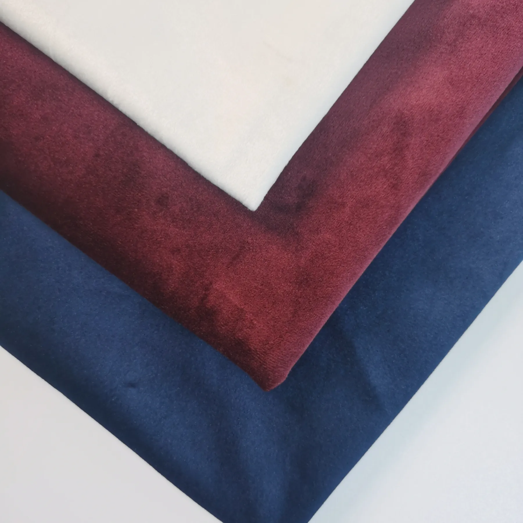 Tessuto solido del poliestere del velluto dell'olanda di alta qualità di vendita diretta della fabbrica per i vestiti casuali ed il sofà