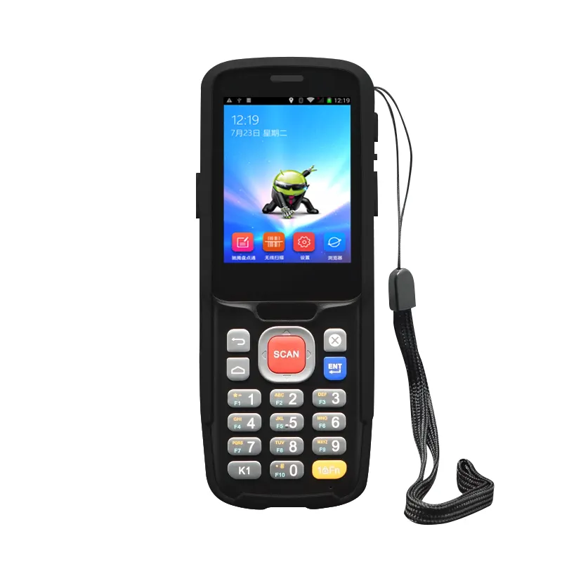 Appareil PDA industriel Offre Spéciale robuste avec Android 10 Warehouse PDA Barcode Scanner et ordinateur portable portable