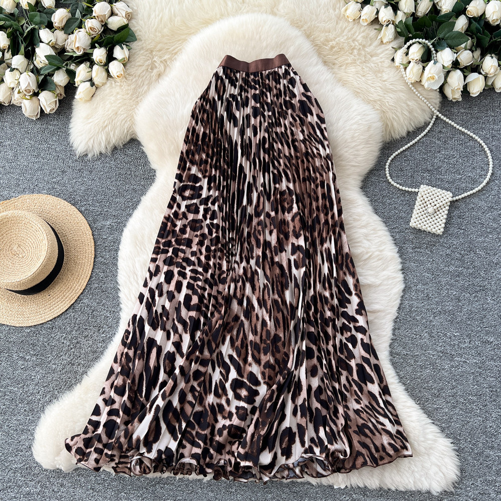 Estampado de leopardo color café