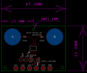 เซ็นเซอร์สัมผัสคุณภาพสูงต้นทุนต่ำ PCB PCB ไร้สัมผัสสำหรับกระจก - Product Image 4