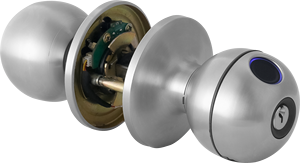 Cửa cũ trang bị thêm thông minh cửa xử lý với tuya vân tay mật khẩu khóa Wifi Kiểm soát chống trộm thông minh ký túc xá cửa điện - Product Image 2