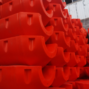 Flotadores de tubería de PE HDPE, flotadores de tubería para dragado, tuberías flotantes - Product Image 1