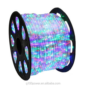 उच्च गुणवत्ता बहुरंगा Connectable रस्सी रोशनी आउटडोर क्रिसमस की छुट्टी पार्टी प्रकाश 110 वोल्ट का नेतृत्व किया - Product Image 1