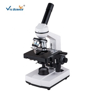 Microscopio óptico educativo para ciencia médica, toboganes de Histología para laboratorio