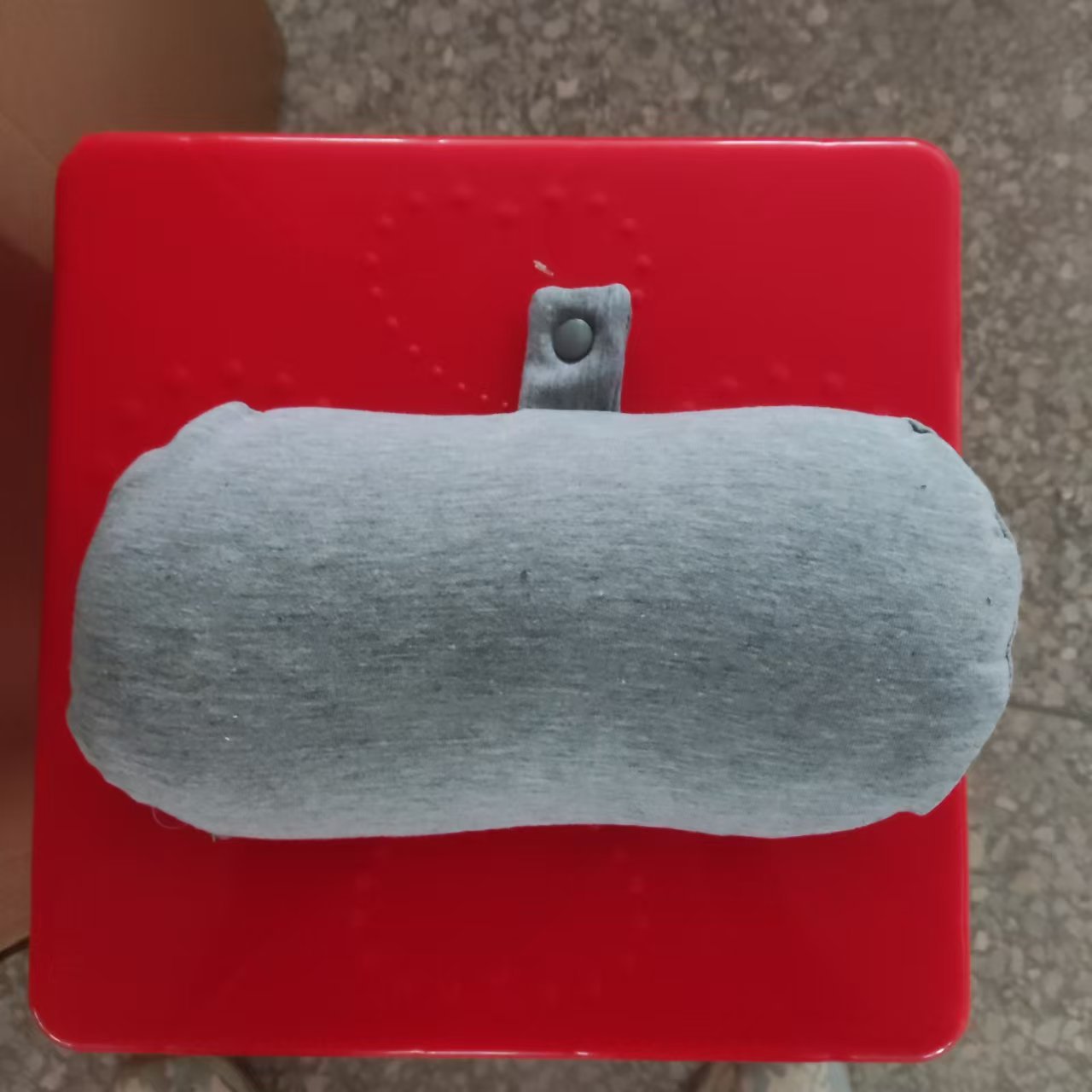 Light gray small pillow