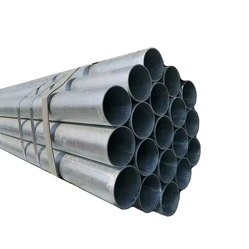 ASTM A53 DN100 Tubos de acero de hierro GI Tubería galvanizada con extremo roscado