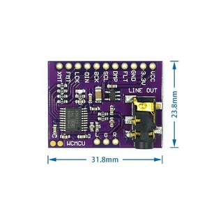 Interface I2S PCM5102A DAC <strong>Decoder</strong> GY-PCM5102 I2S Player Module pHAT Format Board Digital PCM5102 Audio Board