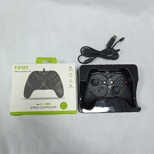 PCヘッドフォンジャックと互換性のあるXboxOneSlim用XboxシリーズS用の高品質TYPE-C有線ゲームパッドコントローラー - Product Image 6