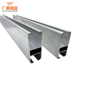 Marco de puerta y ventana de aluminio extruido de Buena fábrica Marcos de puerta de perfil de aluminio anodizado para material de construcción