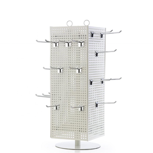 360 Grad rotierende Spinning Tabletop Metall Plattenspieler Display Stand Peg board Counter Ausstellungs regal - Product Image 6