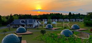 6M 7 8M sang trọng địa cầu geodomes khu nghỉ mát khách sạn hình cầu tròn Homestay Nhà lều Nhà vòm trắc địa Nhà lều với phòng tắm - Product Image 6