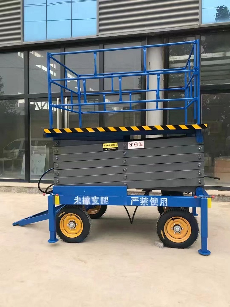 CE Mobile Scissor Lift Table Mini Hydraulic Lift Table Manual Elevator Max Wholesale Power Building