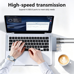 Hoge Kwaliteit Otg 4-Poort Usb Extender <span class=keywords><strong>Hub</strong></span> Splitter 4 In <span class=keywords><strong>1</strong></span> Data Transfer 5Gbps Usb 3.0 <span class=keywords><strong>Hub</strong></span> Adapter Docking Station Voor Laptop Pc - Product Image 4