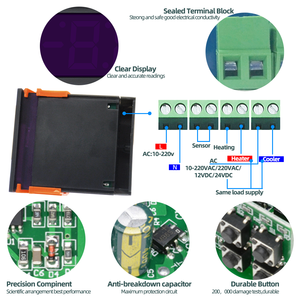 Incubadora con termostato, pantalla <span class=keywords><strong>Digital</strong></span> electrónica, Sensor de temperatura, STC-1000, controlador de temperatura - Product Image 4