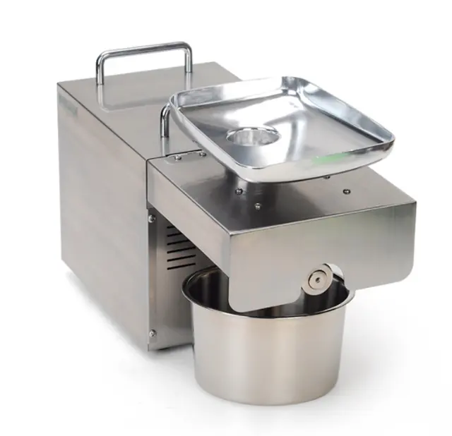 Stainless Steel Oil Maker Cold Mini Oil Extractor Machine for Avocado Castor Coconut Flax Peanut Sunflower