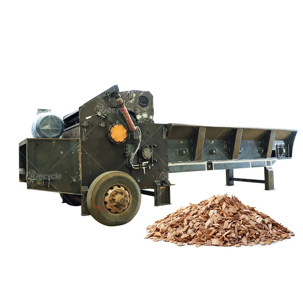 China Biomassa Houtsnippers Crusher/Zware Trommel Hout Versnipperaar Machine