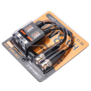 闭路电视配件1080P高清TVI CVI AHD <span class=keywords><strong>BNC</strong></span> 8mp无源<span class=keywords><strong>UTP</strong></span>双绞线高清摄像机视频巴伦