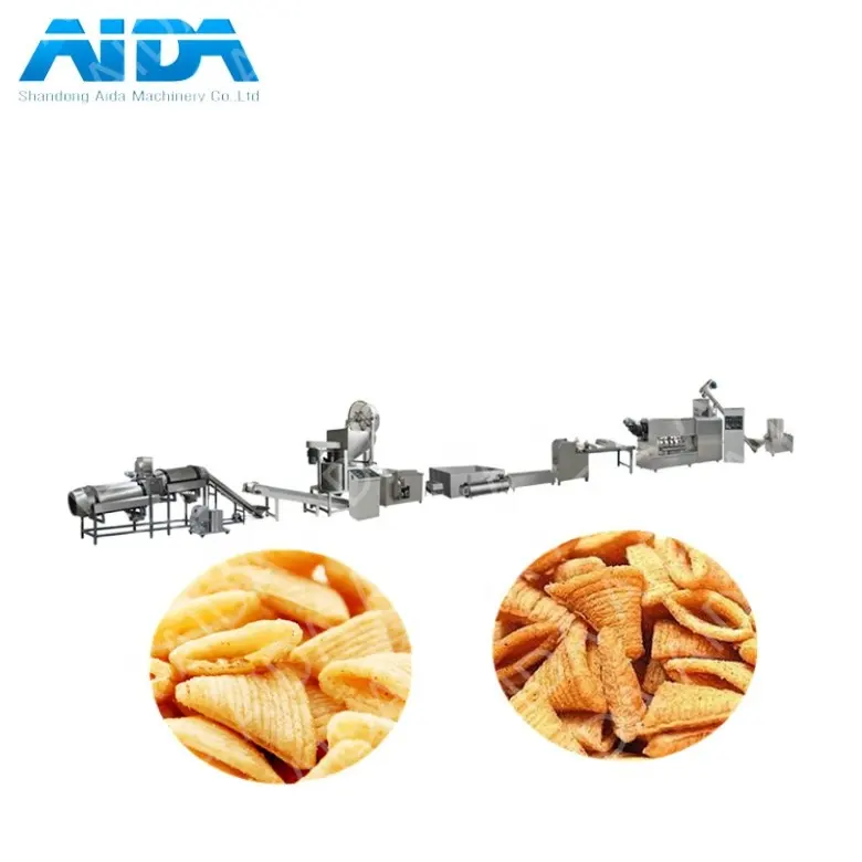 Full automatic best price doritos/tortilla/bugles chips fried chips making machine snacks frying machine