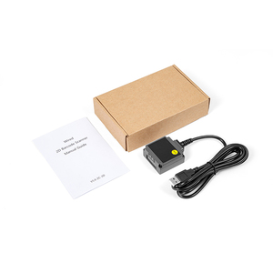 Módulo de escáner de código de barras 1D 2D QR, módulo de lector de código de barras fijo CCD integrado para interfaz industrial RS232 USB TTL