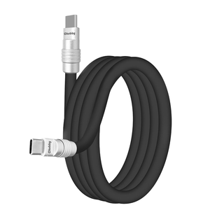 Chubbycable tombul 2.0 hızlı şarj 3.3 FT siyah tip-c veri kablosu dayanıklı yumuşak silikon USB C 240W ekstra kalın telefon şarj - Product Image 1