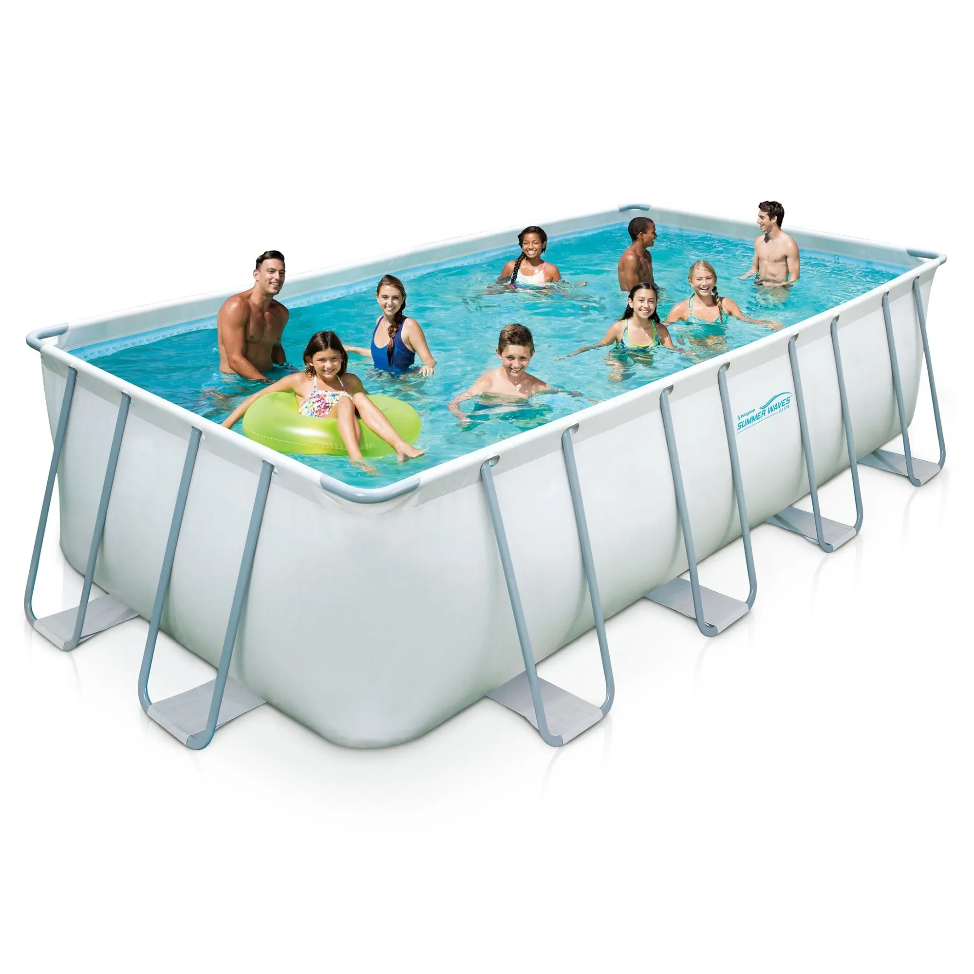 outdoor above ground swimming pool metal frame,metal frame swimming pool for sale
