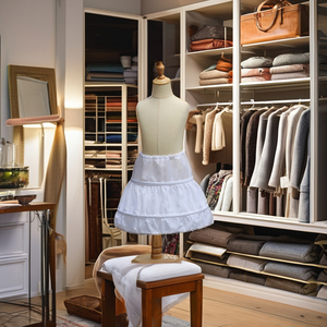 Puresun beyaz kabarık etek <span class=keywords><strong>Petticoat</strong></span> kızlar için 3 çemberler Underskirt kayma uzun Mermaid tarzı çiçek kız için düğün elbisesi