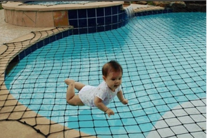 Solid Kids-Safe Piscina Cubierta de red de seguridad Easy Pull Herramienta de piscina y accesorio Red de piscina - Product Image 2