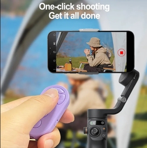Bluetooth parmak telefon için şık ABS halka uzaktan kumanda Selfie zamanlayıcı USB şarj edilebilir sayfa Turner uzaktan kumanda - Product Image 6