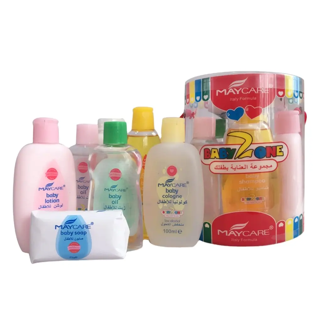 Conjunto de banho do bebê do oem e do shampoo com etiqueta privada shampoo do bebê