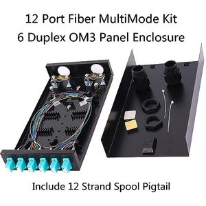 Panel de conexión de fibra óptica SC/APC de 144 núcleos, caja de terminales LC FC 72 48 24 12 núcleos, montaje en rack ODF para redes WiFi 4G 3G FTTH - Product Image 4
