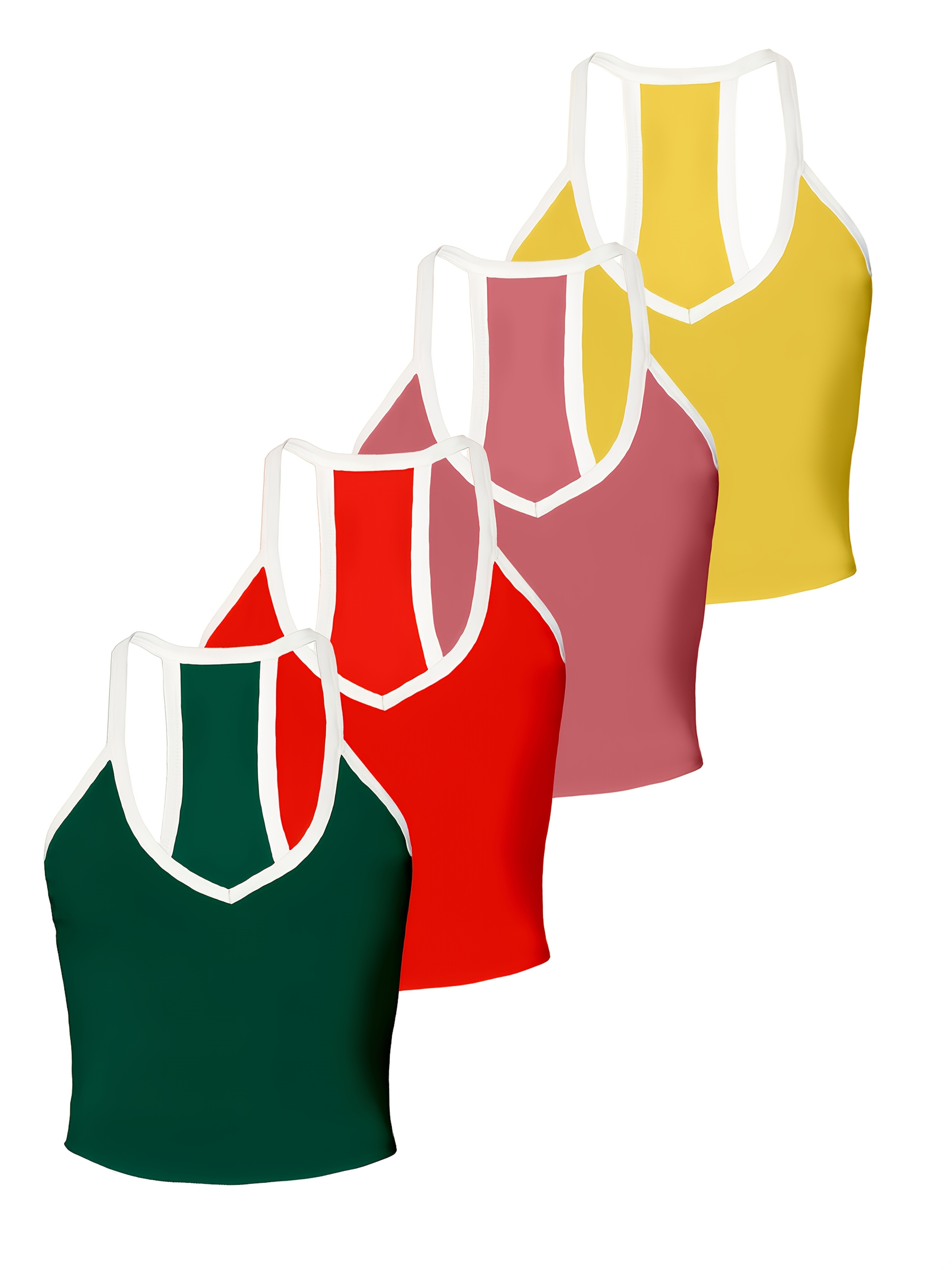 Verde+ Rojo+ Rosa+ Amarillo