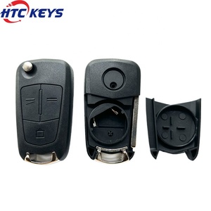 Car <strong>Key</strong> Cover 3 Button Smart <strong>Flip</strong> Shell case Blank for O-pel - Product Image 2