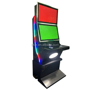Eğlence jetonlu oyunlar yeni tasarım 27 "çift ekran PC kurulu beceri oyun makinesi iki düğme paneli kabine - Product Image 3