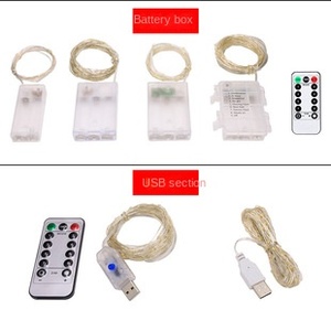 Outdoor 30-<strong>LED</strong> <strong>LED</strong> Christmas <strong>String</strong> <strong>Lights</strong> <strong>with</strong> 220v 3-Function Flashing Modes Button Battery Box Holiday Season Style <strong>LED</strong> Tree - Product Image 2