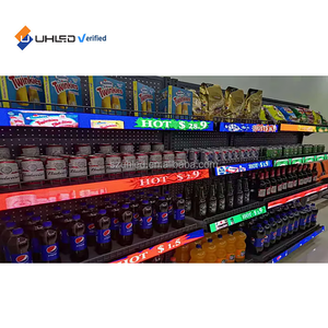 P1.25 HD Indoor LED Ticker Supermarkt regal Anzeige modul mit programmier barer Text nachricht für Einkaufs zentren und Supermärkte - Product Image 3