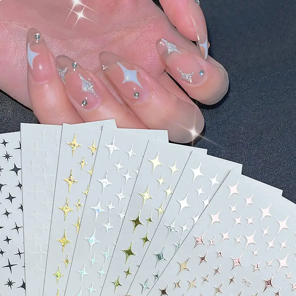 New Hot Bán Fashional Hàn Quốc Nail Art Sticker Bọc Trang Trí Nhãn Dán Sang Trọng Nail 5d Cho Móng Chân Móng Tay