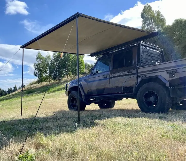 Toldo traseiro de carro à prova d'água, para acampamento ao ar livre, 4wd, camping, suv e van mt