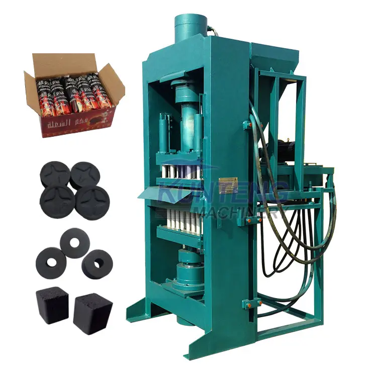 Dieselmotor Kokosnoot Houtskool Machine Briket Maken Kolen Persmachine Fabriek Prijs Filipijnen