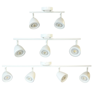 Đèn rọi ray <span class=keywords><strong>LED</strong></span> <span class=keywords><strong>GU10</strong></span> đơn giản, tinh tế, 2/3/4 bóng, kiểu gắn trần, ánh sáng trắng ấm và đen trong suốt, kiểu cố định - Product Image 4